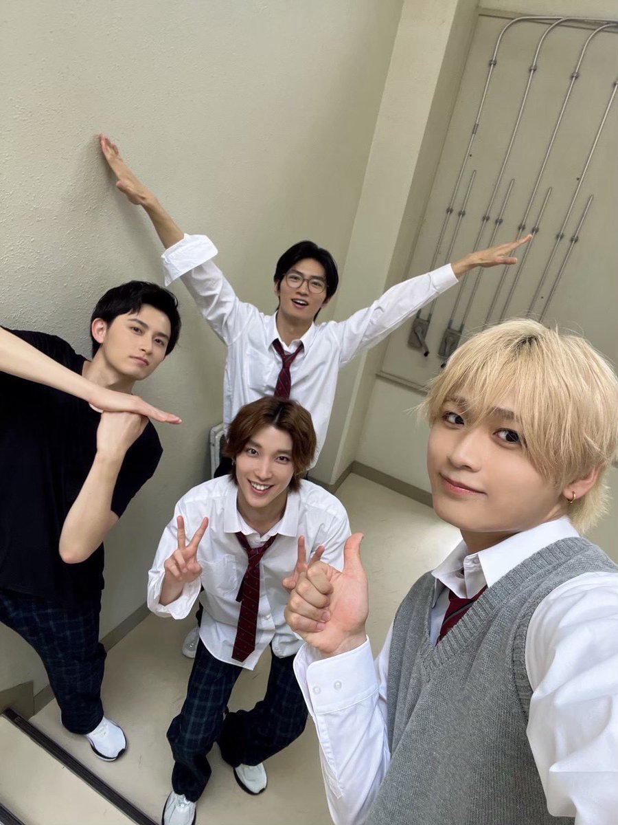 yukihayama1027's tweet photo. 📢本日第5話放送です

多くは語りません。
是非ご覧ください。

そして岩崎,竹内,佐伯は三天王って呼んでいただいてるんですね！
今回も三天王はちゃんと三天王やってます🏫

お楽しみに🏋🏻
#陽キャ集団 https://t.co/acWqAdlXyQ