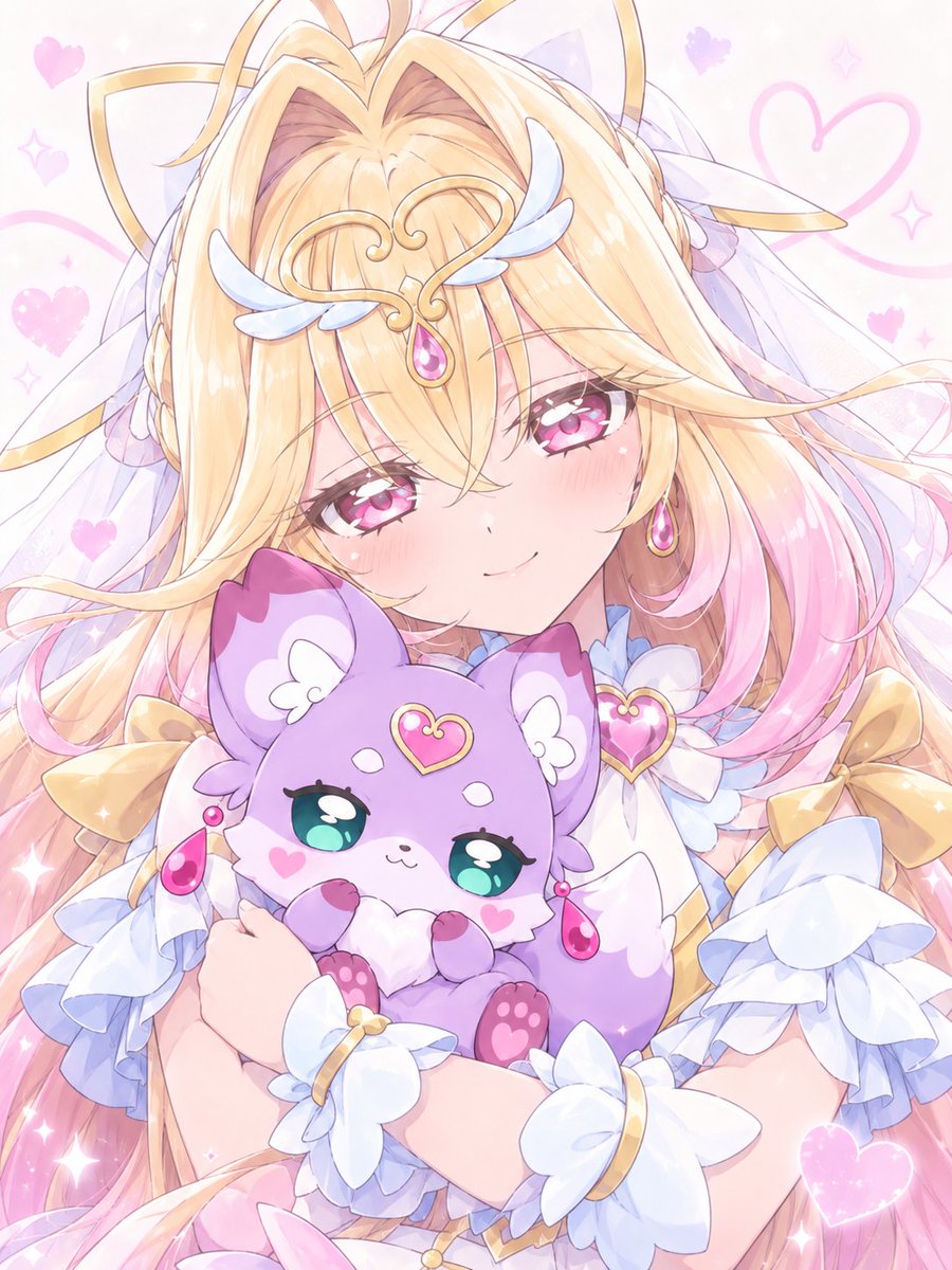 tsubame_oji456's tweet photo. ＃名探偵プリキュア
＃プリキュア
＃AIart
キュアアルカナとマシュタンはいつも仲良し https://t.co/RzVM9HC0ew