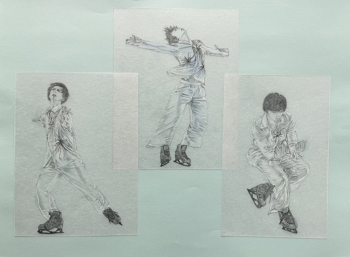 Pooh_taro_ice's tweet photo. #全クリエーターに告ぐ白の作品を解放せよ 
#nottestellata2026
#HappyEnd
#羽生結弦
#坂本龍一
写真
←スポーツ報知 宮崎亮太氏
↓スポニチ 長久保豊氏
→S-style 坂本清氏
シューズカバー無し
お衣装も袖口とボトムスはカットオフ
スピンの多い⛸️で素肌も見える
初見は心が辛いけど力強さが刺さる🥹 https://t.co/6BQTIgQ4gP