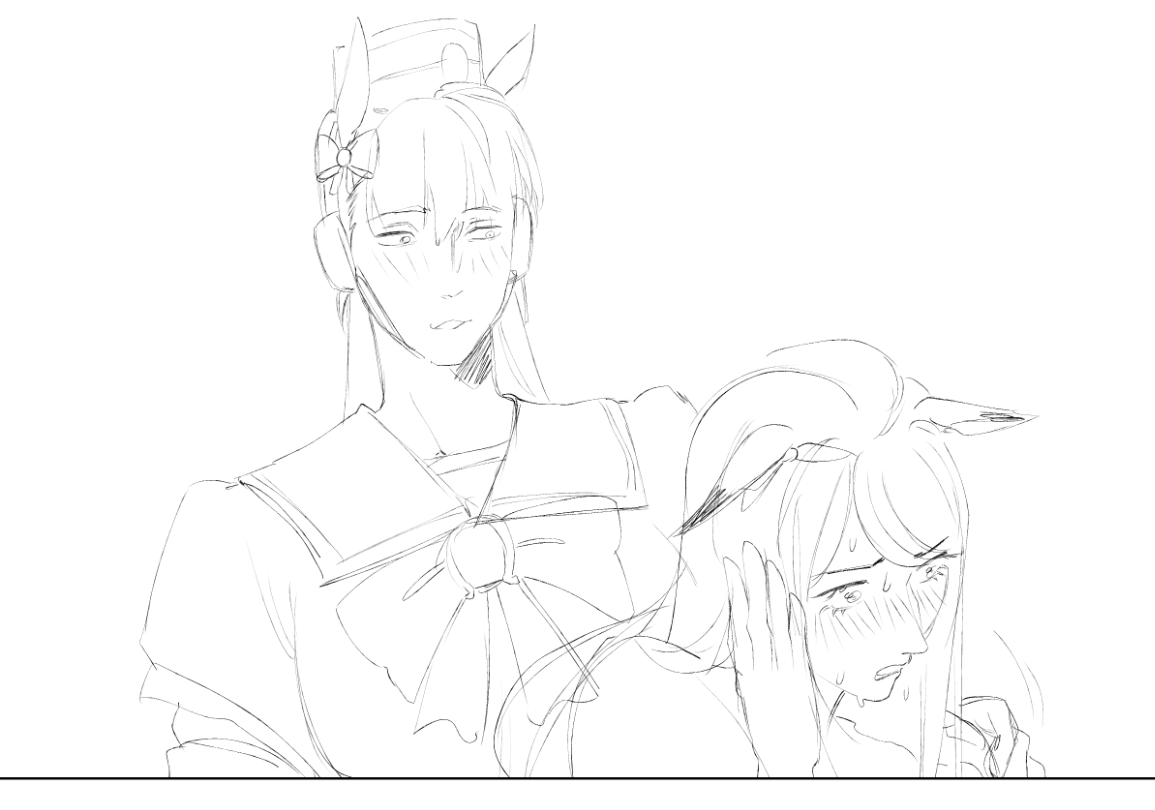 Vennyyyy_Draws's tweet photo. both of them are dumbass
#gorumaku wip https://t.co/osU20i6DcI