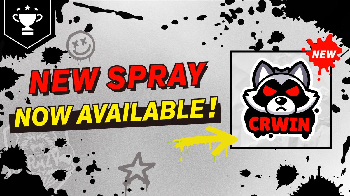 crazyraccoon406's tweet photo. 【Brawl Stars】

Crazy Raccoon New Spray 🦝
Now available in Brawl Stars!!

#BrawlStars https://t.co/XxvXaD61Qm