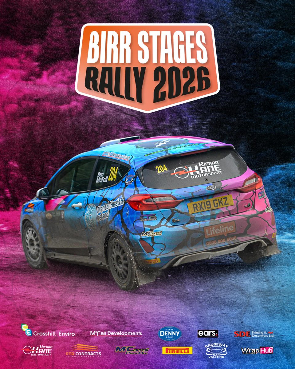 FlorenceUrzu's tweet photo. Back on tarmac this weekend for round 2 of the MI Junior Rally Series 2026. Taking on Birr &amp; District Motor Club with Mark Mcgeehan on the notes. Huge thanks to all sponsors for the continued support. Let’s go! https://t.co/ScUIeaJWwc