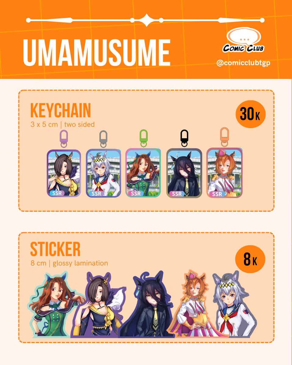 ComicClubTGP's tweet photo. ✨ Persona, Frieren, Resident Evil, Nijisanji, R1999, Uma Musume, ORV

🗓️ PO: 5–19 Sept 2026
📦 Pick Up &amp; MO
📍Pick Up: Comic Club Booth (TBA, Day 1 only)
💌 MO processed after the event
🏷️ Order: https://t.co/Gy11wzhofi

#comifuro23 #CF23 #nijisanji #reverse1999 #umamusume #orv https://t.co/X5uXemDP6x