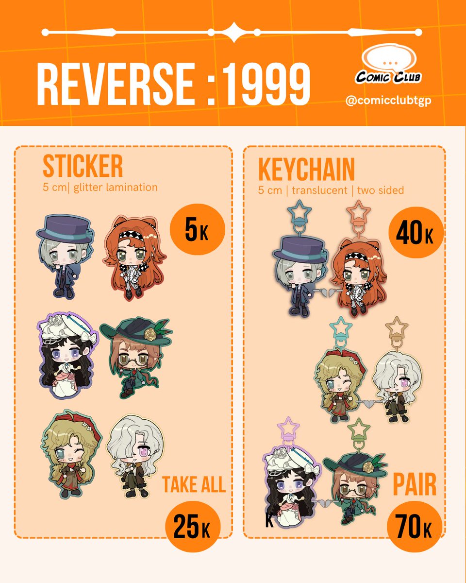 ComicClubTGP's tweet photo. ✨ Persona, Frieren, Resident Evil, Nijisanji, R1999, Uma Musume, ORV

🗓️ PO: 5–19 Sept 2026
📦 Pick Up &amp; MO
📍Pick Up: Comic Club Booth (TBA, Day 1 only)
💌 MO processed after the event
🏷️ Order: https://t.co/Gy11wzhofi

#comifuro23 #CF23 #nijisanji #reverse1999 #umamusume #orv https://t.co/X5uXemDP6x