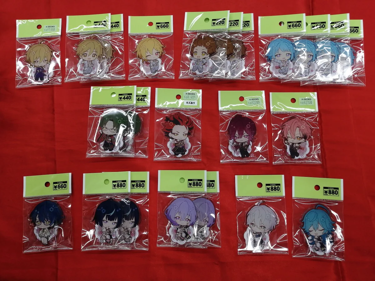 あんスタ アニメイトカフェ チケット型キーホルダー Knights グッズ