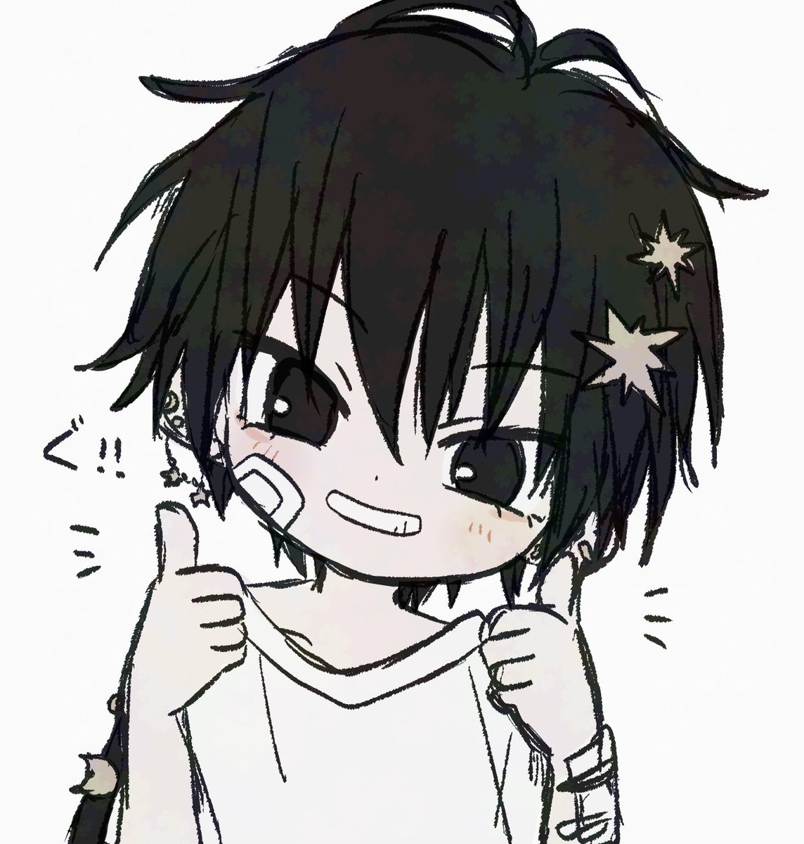 starpouco's tweet photo. 作業に苦戦してやや現実逃避気味に深夜に描いてたらくがき https://t.co/AZdra2k2Vg