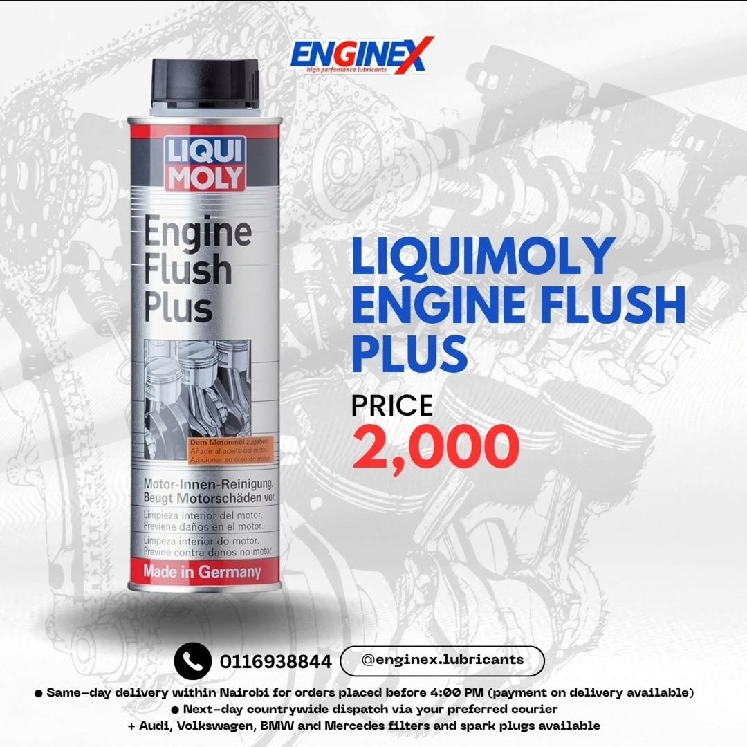EngineX_Ke's tweet photo. @anj_116_ Liqui Moly Engine Flush Plus: 2,000

✔ Cleans the internal oil circuit
✔ Removes sludge &amp; deposits
✔ Improves oil circulation
✔ Prepares the engine for fresh oil
✔ Suitable for petrol &amp; diesel engines
✔ Suitable for catalytic converters &amp; DPF systems

WhatsApp: 0116938844 https://t.co/1CfDrFULQi