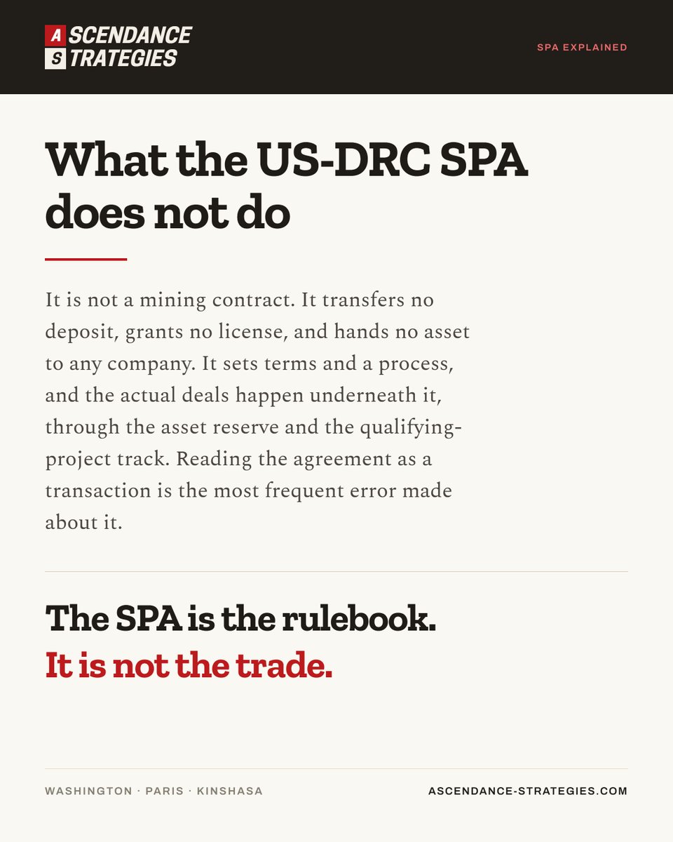 AscenStrategies's tweet photo. What the US-DRC SPA does not do! https://t.co/gQWELVEhoP