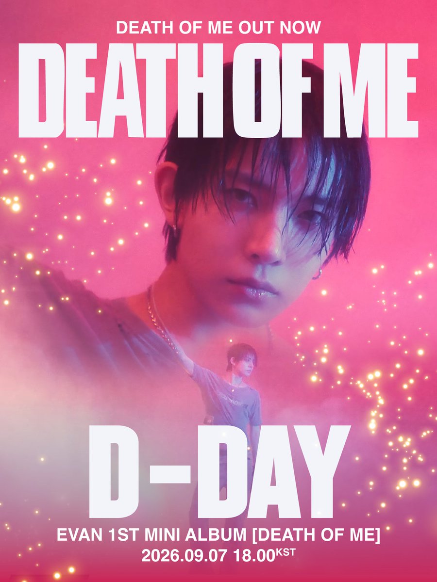 HEESTUDIO_PH's tweet photo. EVAN's 1st Mini Album, 'DEATH OF ME' IS HERE! 🔥

8 tracks in multiple genres. EVAN's heart and creativity all over 1 album!

And maybe that's what makes this feel even more special. Behind every song is EVAN's sincerity, his thoughts, his stories, and his hope, shared with us through music.

Now, EVERs, let's give it right back.

DROP THE TAGS! 👇

DEATH OF ME OUT NOW
#EVAN #에반
#EVAN_1stMiniAlbum #DEATH_OF_ME
@h_evva_n @evan_officialJP