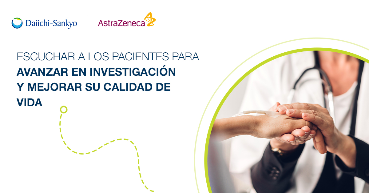 DaiichiSankyoES's tweet photo. Dar visibilidad al cáncer de mama metastásico es escuchar a quienes conviven con la enfermedad.