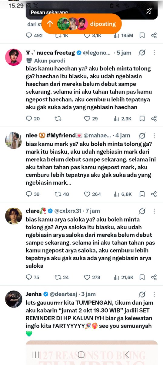 dreamcandyx's tweet photo. INI TEMPLATE APAAN SIH ANJIR😭 TOLONG SPILL DOKSLI, GW BARU BUKA X https://t.co/3yDmQOe8Q0