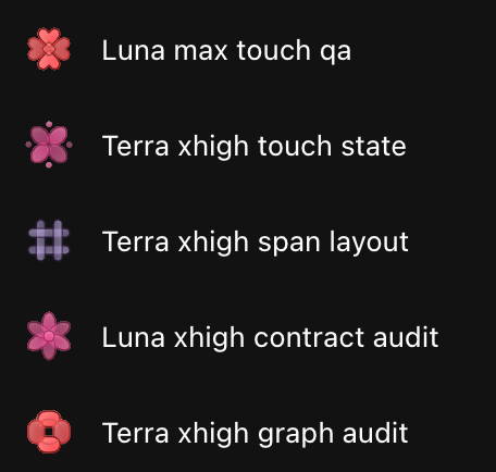 KarolPlu's tweet photo. @PawelHuryn @thsottiaux 255
Let me tell you this. I set Luna Max as the main subagent, but limited it to easy/medium tasks. When the main agent decides that the subagent needs to perform something more difficult (geometry/model-related tasks), it is supposed to launch the Terra XHigh model. https://t.co/rFr6j6THdo