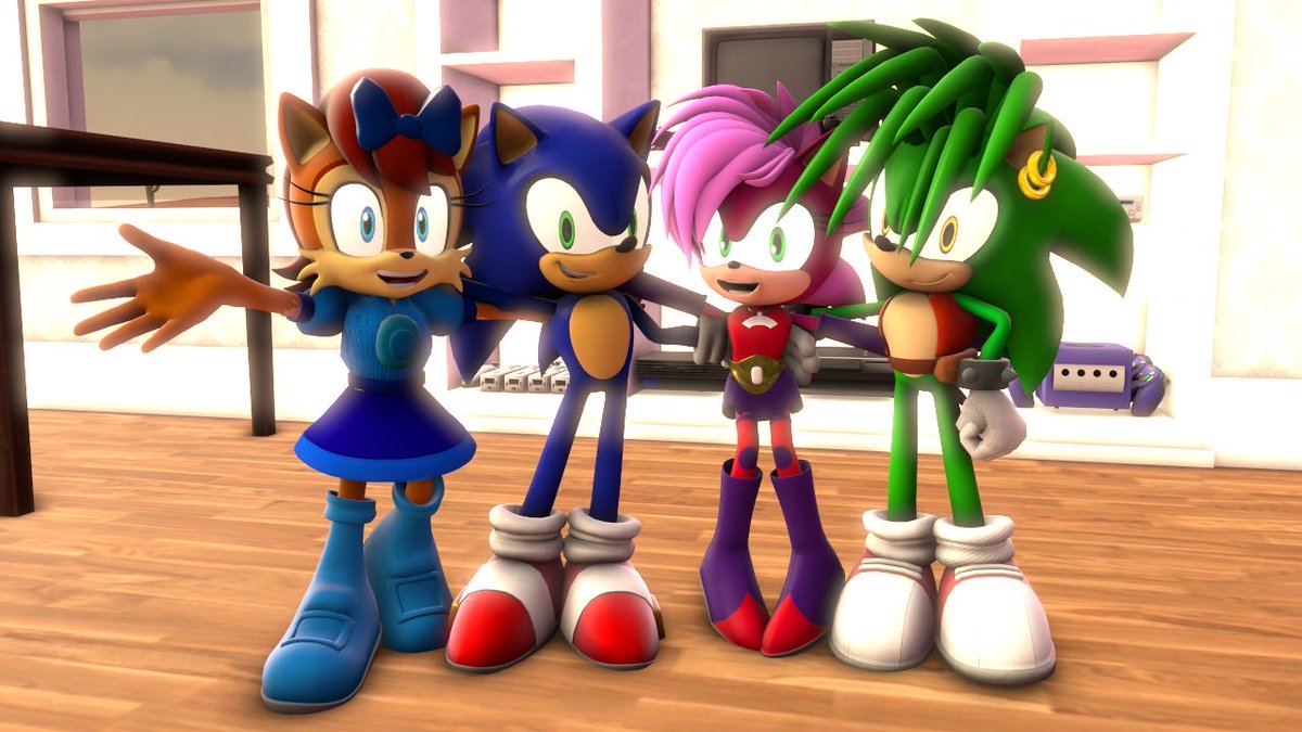 AndyrewTHQ83's tweet photo. Sally Acorn meets Sonic’s siblings!

Sonia and Sally by @cutixemma23 

#SonicUnderground #Sonally #SFM #SEGA #Disney https://t.co/FZPaqHoKxm