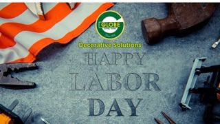 GlobeDecorative's tweet photo. It’s LABOR DAY, and we’re celebrating the American Men and Women who have built this country and its communities. We also celebrate all of our skilled Globe Decorative Solutions employees, who are the driving force of the quality work we deliver! https://t.co/6bGpRPstqP https://t.co/AexzNQ7D5g