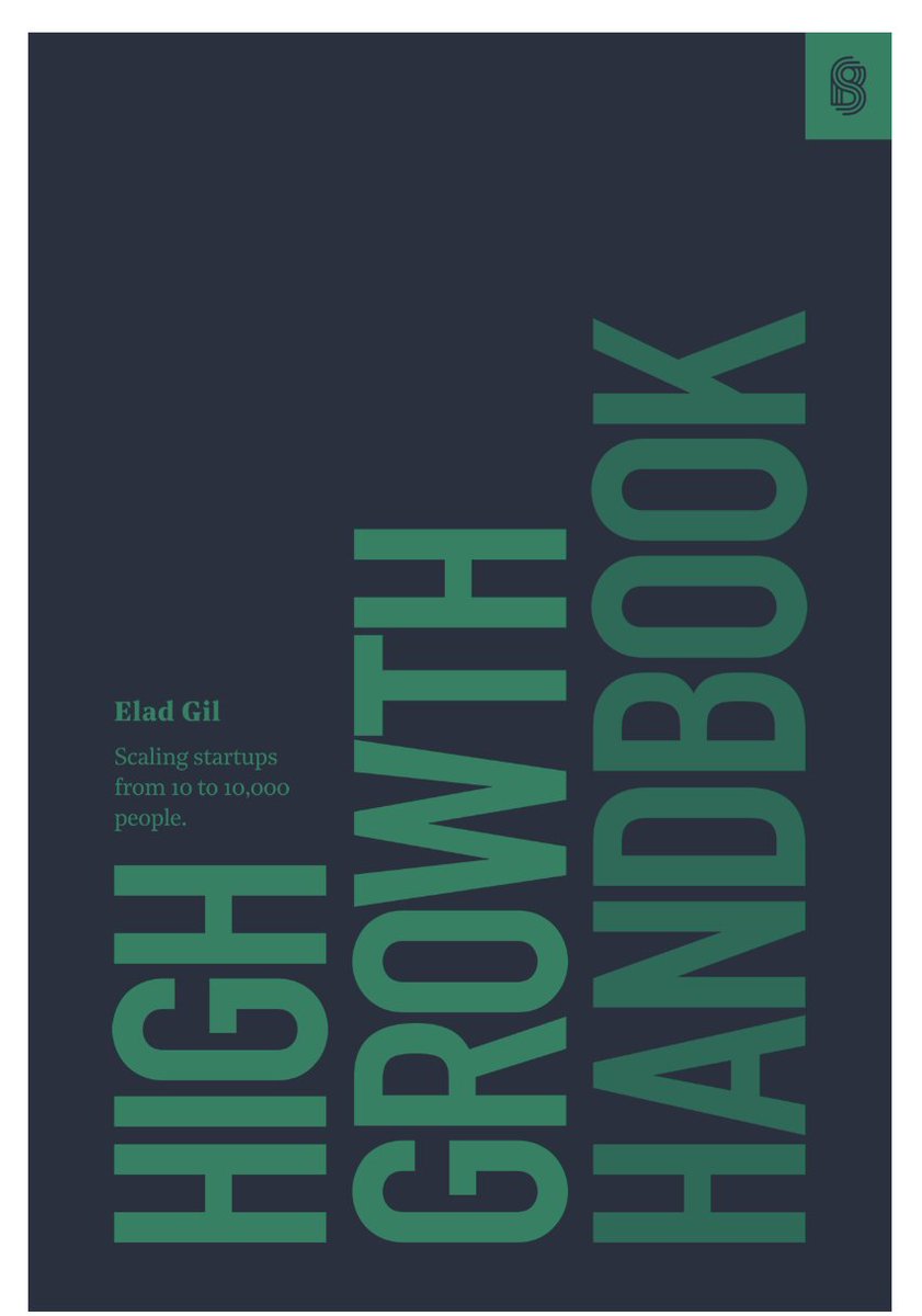 PaulNKimani's tweet photo. Over the weekend, I came across a book I read a couple of years back, High Growth Handbook by @eladgil . 5 of the 9 chapters have some aspect of people, from the role of the CEO, recruiting, hiring, and managing talent, hiring an executive team, to even managing boards. At @Workpayhq, we are not at 10,000 people yet 🙂 , but I have still learned a lot about company building from this book.

What you are building is as important as whom you are building it with.

If you are building a high-growth company, I'd recommend this book. You will especially enjoy the interviews section in every chapter. This is my re-read for the week.