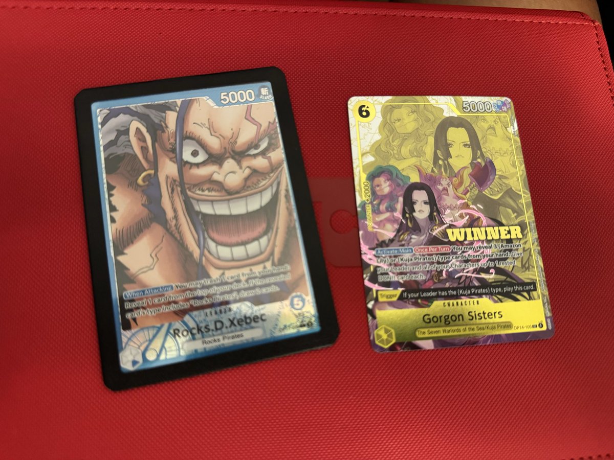 CedJuu's tweet photo. 4-0 tonight at my local. 

1) Mihawk ✅
2)Nico Robin ✅
3) Mihawk ✅
4) Sabo ✅

Respect Rocks D. Xebec! https://t.co/nOAlNVrf0x