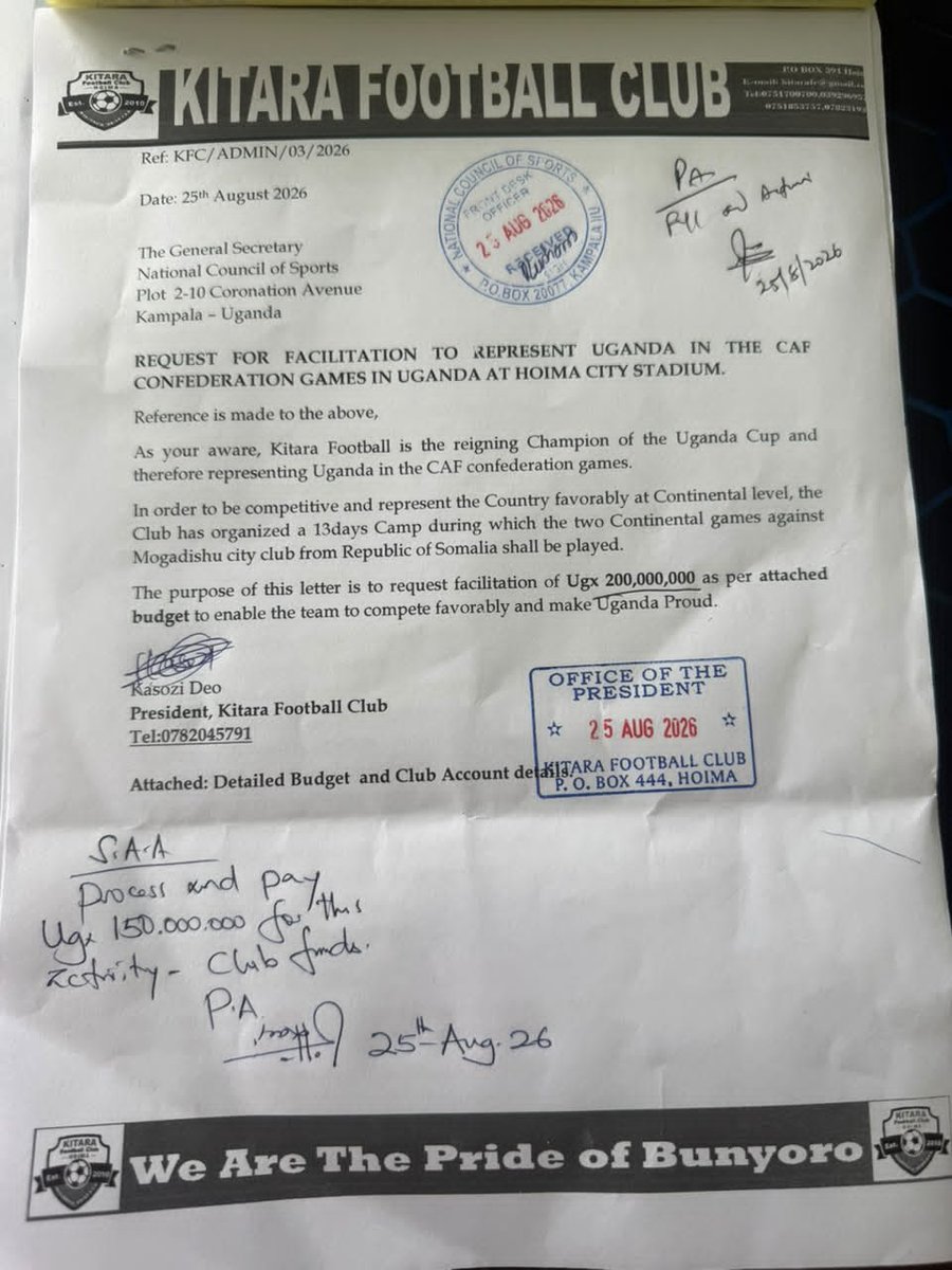 Damba_Allan's tweet photo. In order of dates and event occurrences 👇

Dear @NCSUganda1 Dr. Ogwel, if it's not in the spirit of fairness, we don't need your money.

Thank you for your attention to this matter. https://t.co/bob9MT9KeW