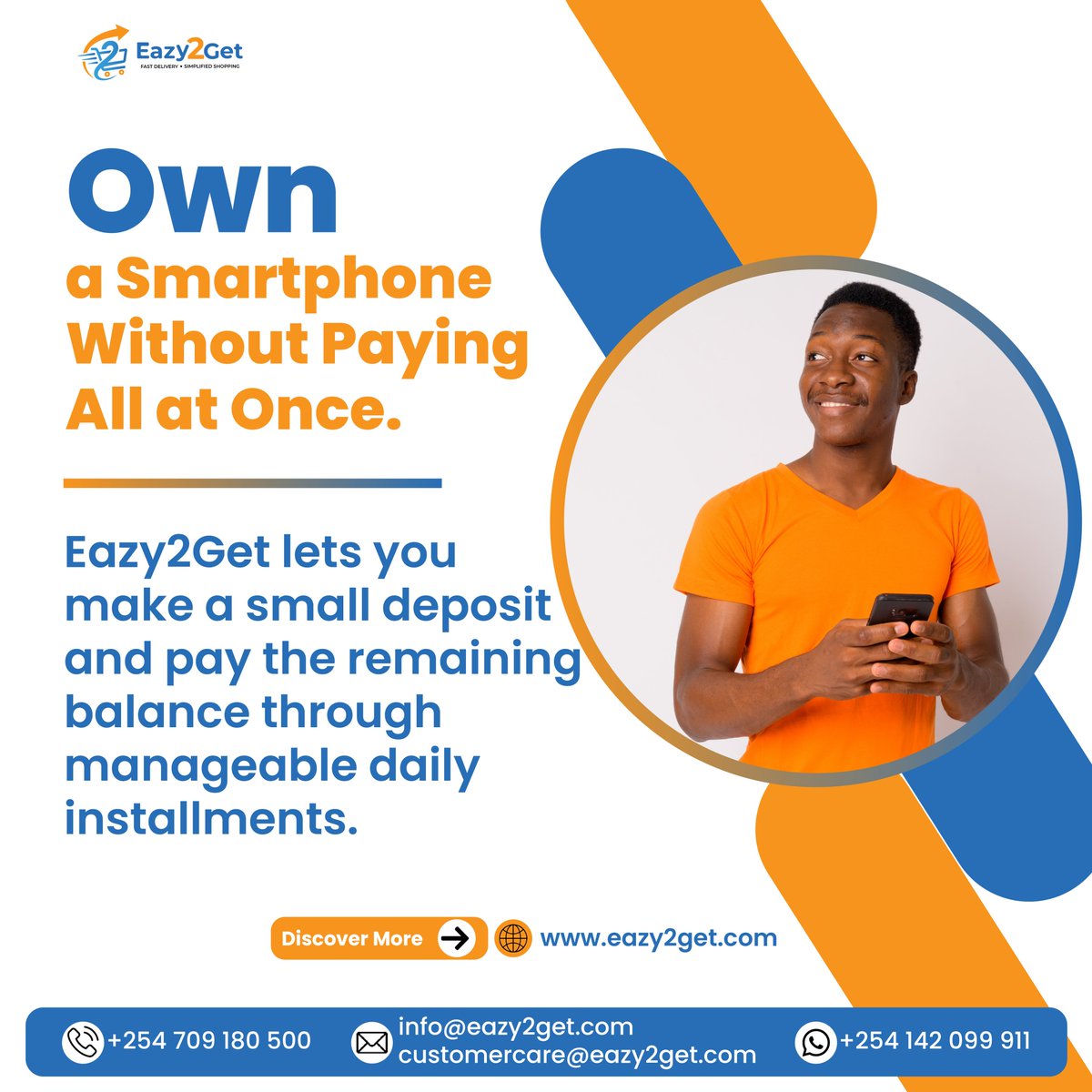 eazy2_get's tweet photo. Own the smartphone you want without the pressure of paying everything at once! 📱✨ Make a small deposit and pay the rest in manageable daily installments.

👉 Ready to get started? Visit https://t.co/L8lYSlm7Vl and discover more today!

#Eazy2Get #SmartphoneMadeEasy https://t.co/0vRNSl1tFz
