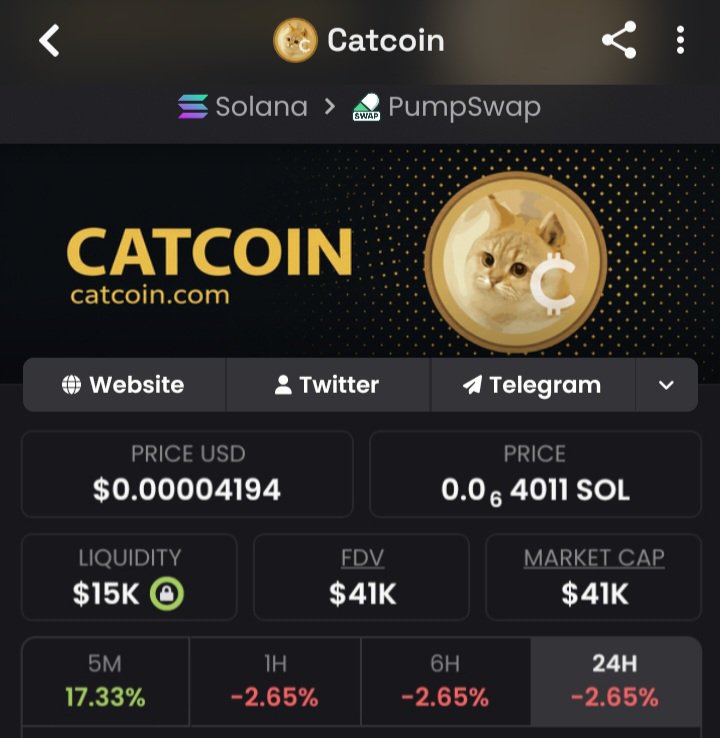 Solscalper1's tweet photo. $CATCOIN 
💹  $41k > $3m mcap 
📊 73.1x gain ✅ ✅ 🔥 🔥 9i3NFMa9pqR3suCUhyX3nQE1dy6i5wXafDtppUxYpump https://t.co/7PPNynCibi