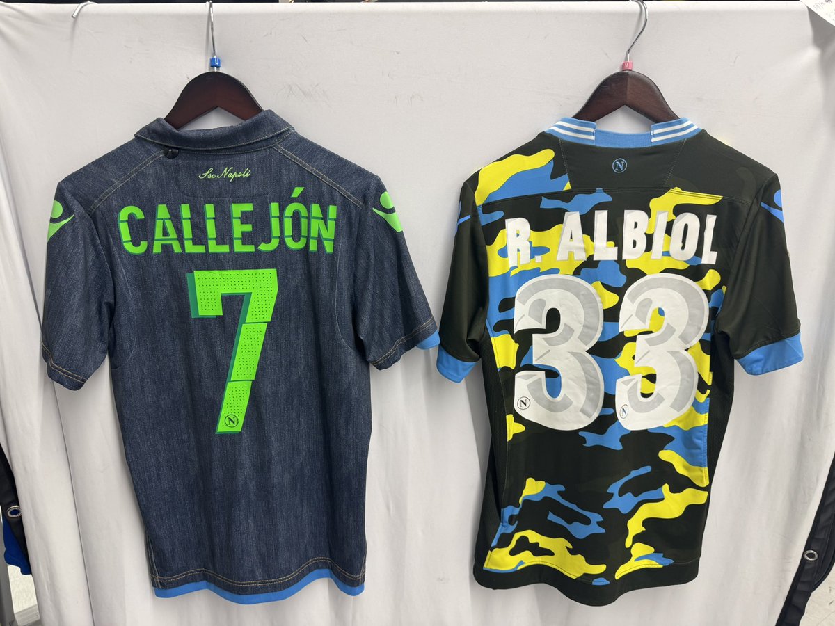 ア*チ様 サッカー　ユニフォームナポリ Lサイズ オーセンティック ブックオフ綱島樽町店【スポーツ用品】 on X: 