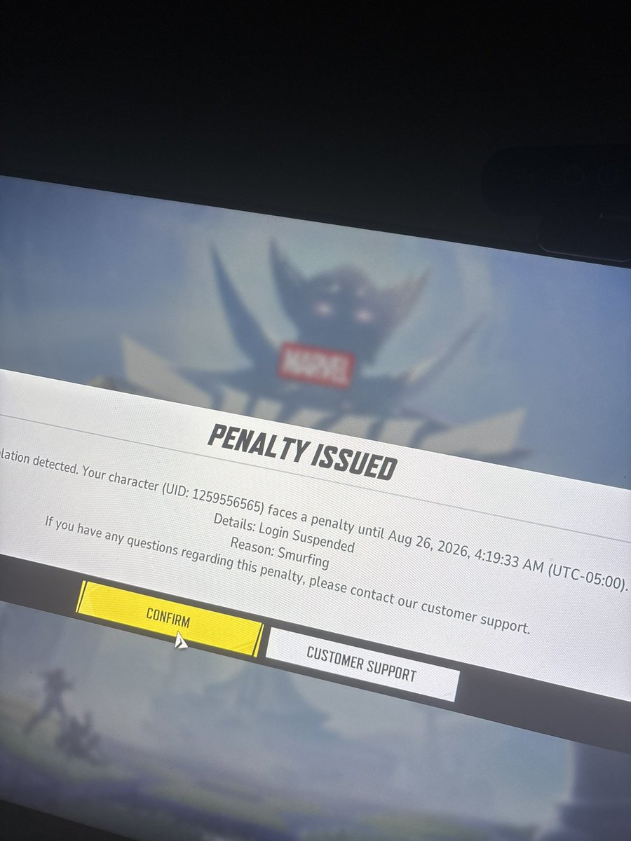 washedonPC's tweet photo. Wait till he finds out when smurfing bans happen it’s for like 6 hours…. https://t.co/sZ5uLt9yFU