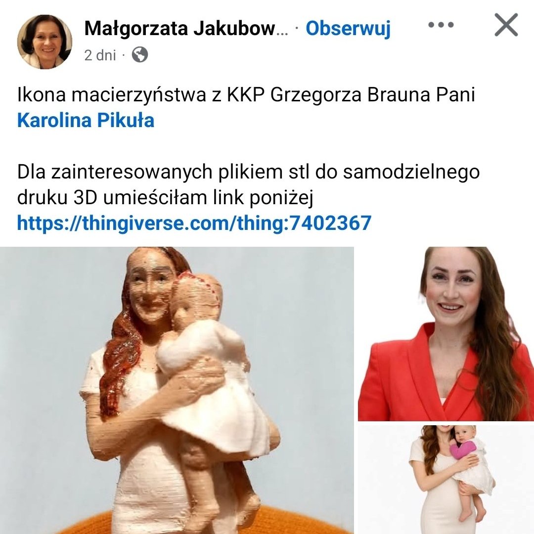 NatConPatriot's tweet photo. Stan szerokiego frontu gaśnicowego na wrzesień 2026:

Brauniści zaczynają drukować posążki swoich politycznych guru na drukarkach 3D.

Chyba jesteśmy świadkami narodzin nowej religii. https://t.co/QS5AqI8J1l