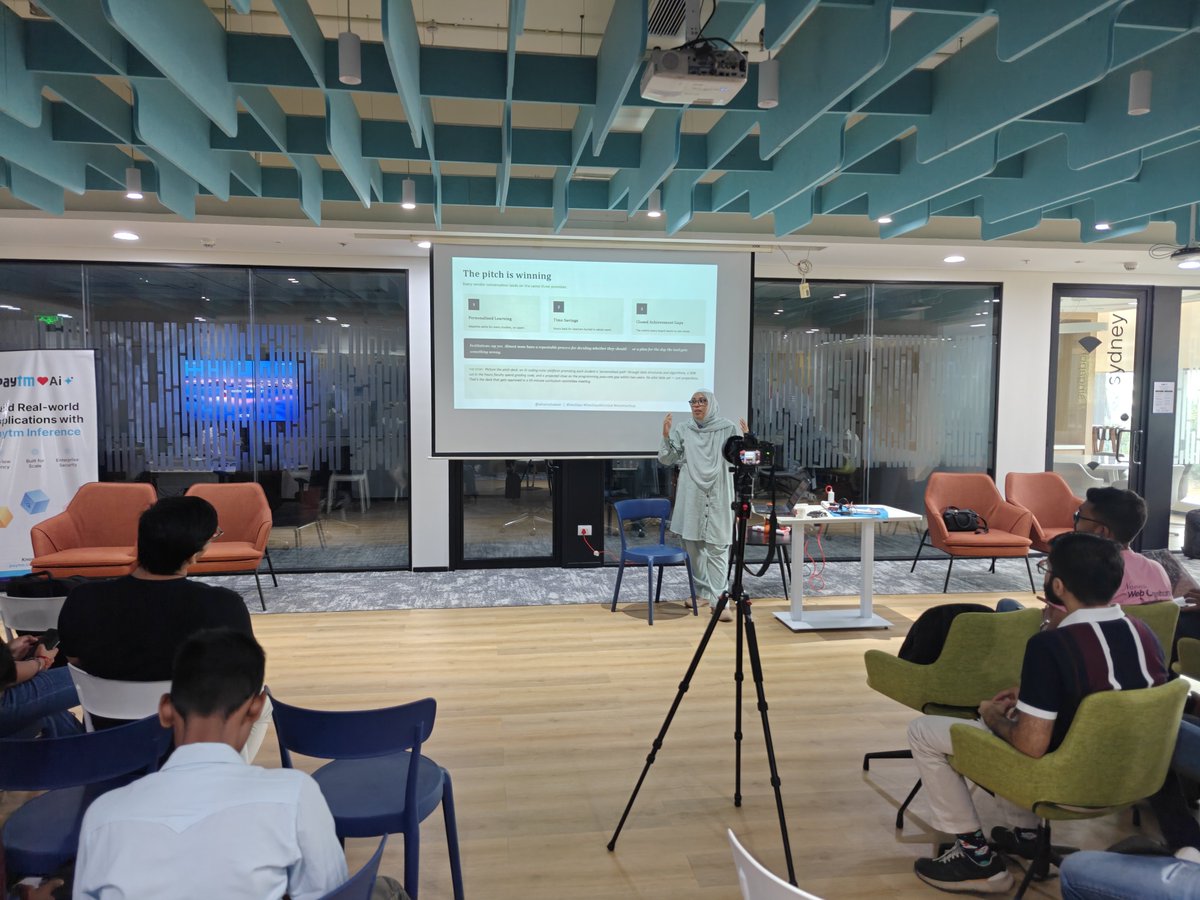 hackmum's tweet photo. 🎓 On Teachers' Day, @ahlamshakeel reminded us that adopting AI is only half the challenge.
The other half is ensuring transparency, accountability, and trust in how it's used.
As classrooms embrace AI, governance matters more than ever.
#DevDays #mumtechup https://t.co/cTRg7YCcWt