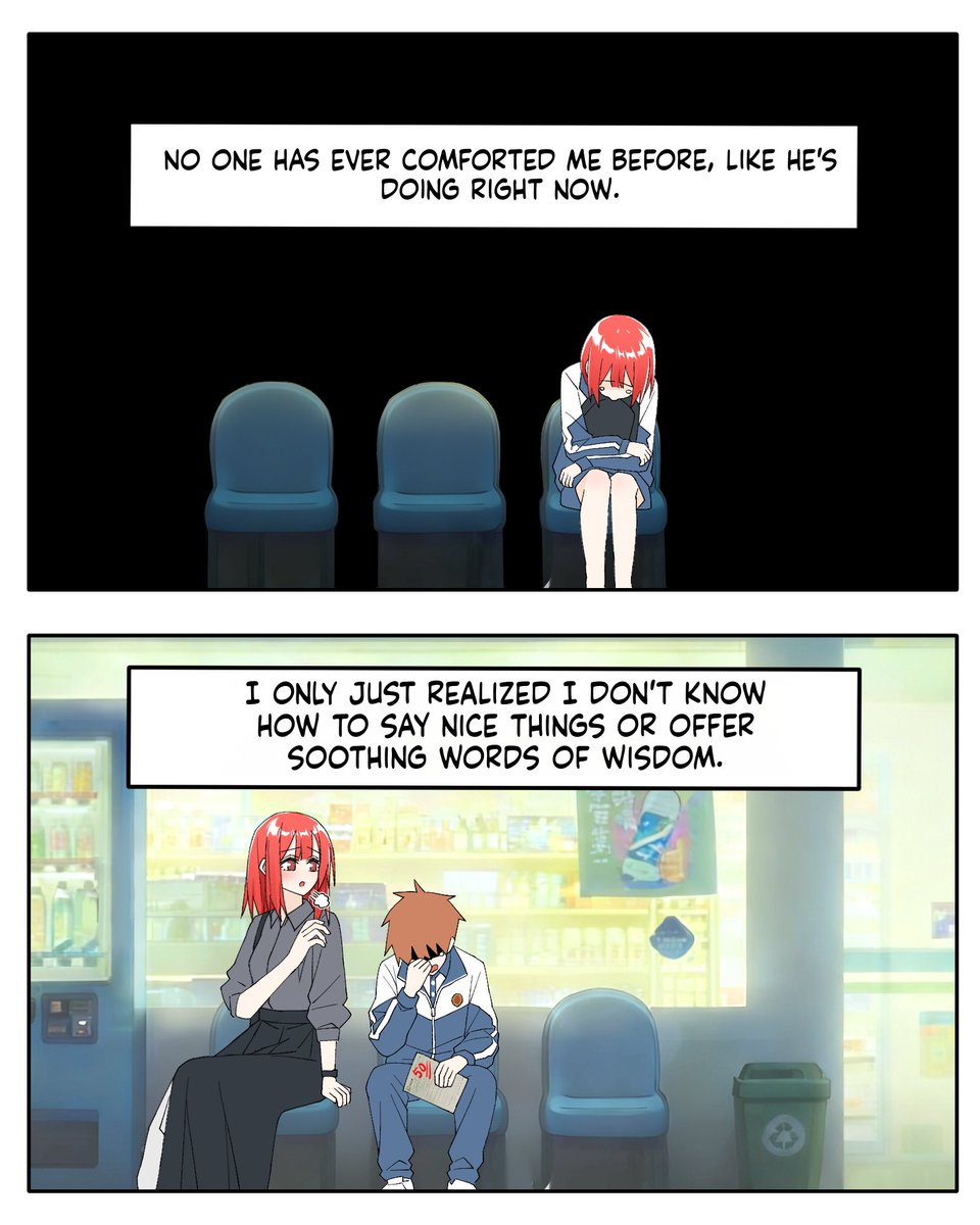MRLLing_Cosmic's tweet photo. OC | (Part 1/3）A Belated Comfort
*Sequel in the comments section https://t.co/CKLLfjVVxa