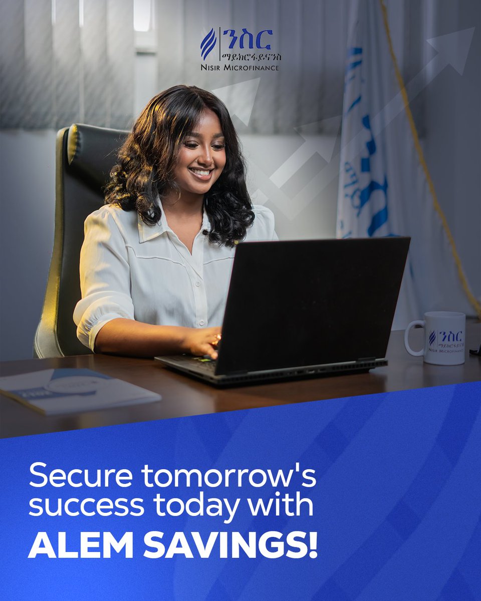 nisirmfi's tweet photo. Start saving today, and give your  tomorrow the security it deserves. 
Save smart with  Alem Savings!

Call 9404

#NisirMicrofinance #Alem #Alemsaving  #DrivenByPurpose #FinancialTrust #Women #WomenEmpowernment https://t.co/rpf0h3HPLL
