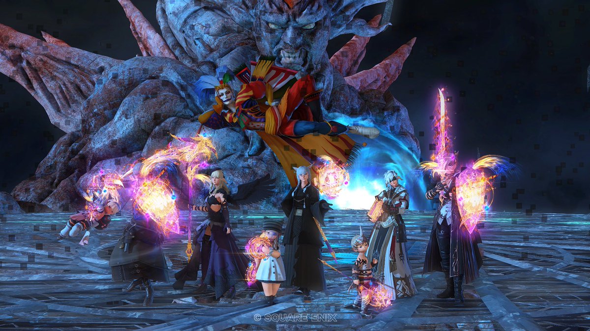 bond_FF14's tweet photo. 先日ようやく色んな意味で色々あったケフカに決着付いた😭
にもぱんもしてない！！！
よく頑張った俺
付いてきてくれたみんな本当にありがとう🥹

※尚武器交換はクリアした暗黒ではなく、ナイトで交換した模様😌笑 https://t.co/O5Sp78VcSo