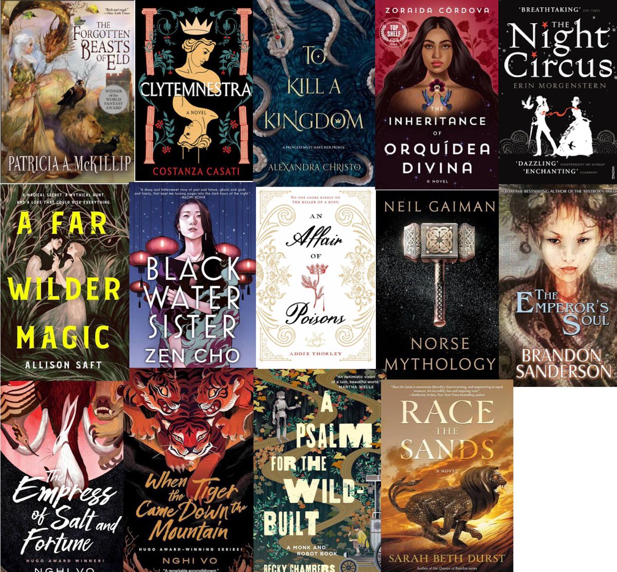 stardustxashes's tweet photo. here you go 

every *fantasy* standalone i’ve read since 2019 + my fantasy standalones tbr https://t.co/TROhG9DANi