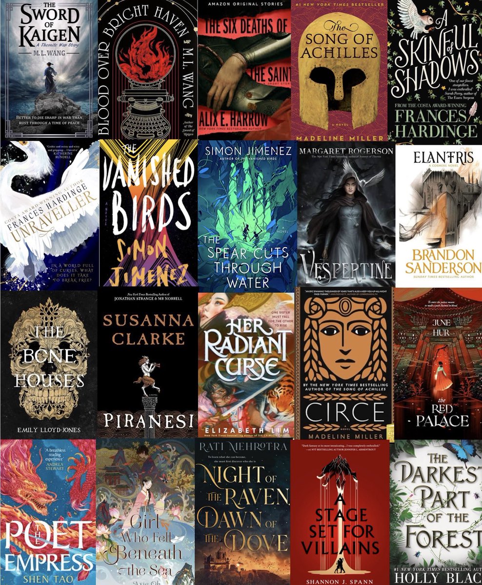 stardustxashes's tweet photo. here you go 

every *fantasy* standalone i’ve read since 2019 + my fantasy standalones tbr https://t.co/TROhG9DANi