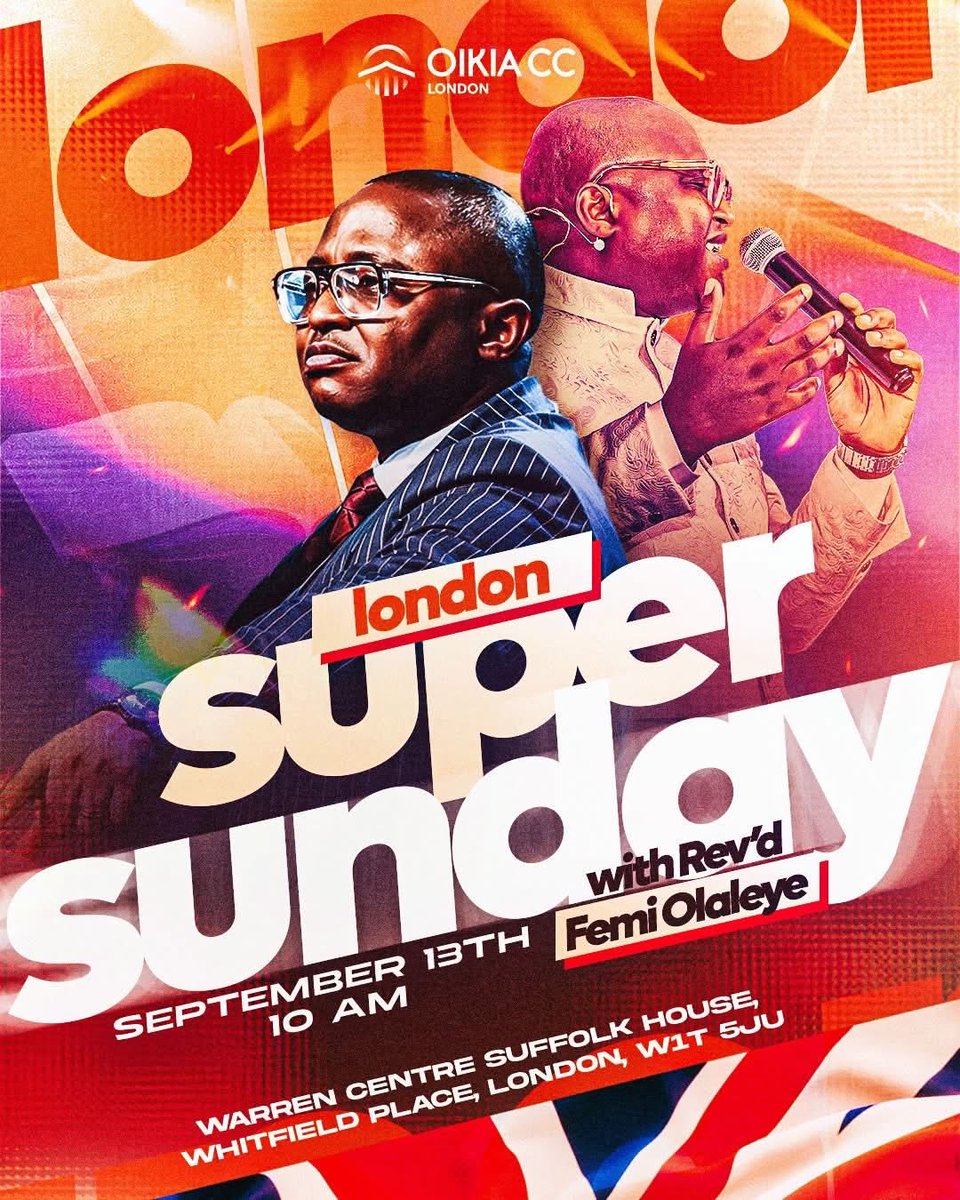 pfemiolaleye's tweet photo. We just had two remarkable days with the word and power of God in the city of Birmingham Uk .

This Sunday , I will be with @Oikiacclondon for a super Sunday service .

If you are in the city of London , will love to receive you .

If you stay around , make it a date .

Will be available to pray and counsel with you after .

God bless you !