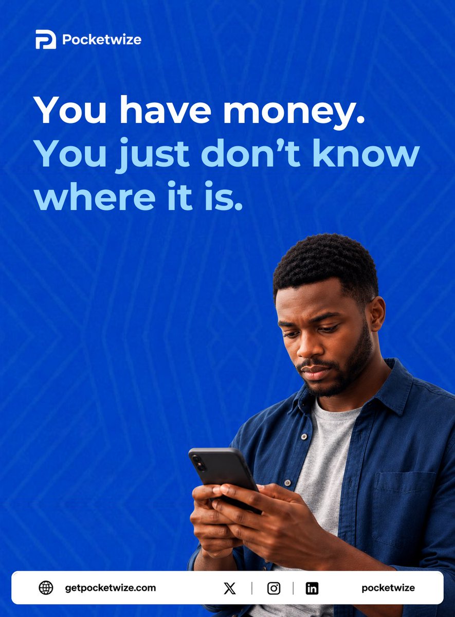 pocketwize's tweet photo. One account for salary.
One for savings.
One for transfers.

Another because the app is smoother.

Suddenly your money is scattered across four places…
and your brain is the only thing holding it together. https://t.co/m13hAFnBu6