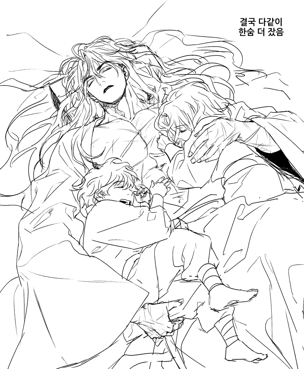 Honkki_00's tweet photo. 검존과 아해들
(트친의 그림을 그려보다 2+사심담아 이어봄) https://t.co/xDRExm7Kg6