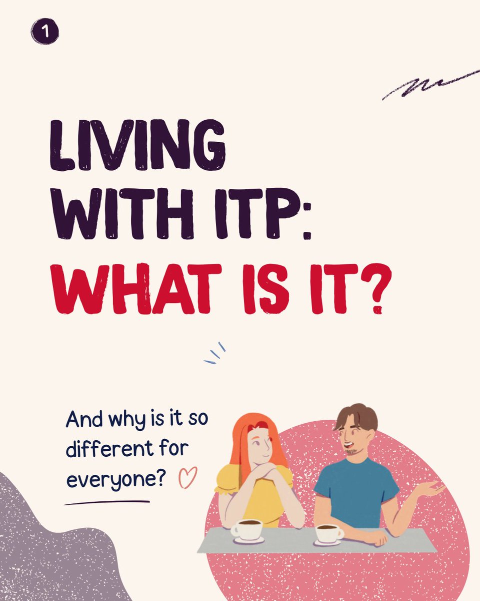 ITPSupportAssoc's tweet photo. Living With ITP: the basics.
This week: what actually happens to your platelet count when ITP flares, and why 'normal' can look so different from person to person.
Pulled straight from our free patient guide, link in bio.
#LivingWithITP #ITPExplained #ImmuneThrombocytopenia #PlateletCount #ITPSupport