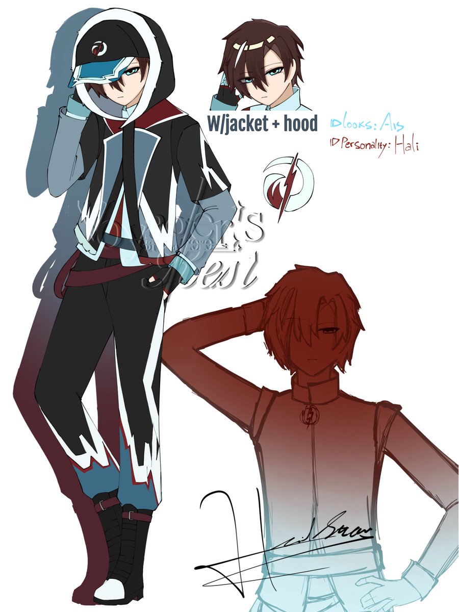 VoyagersRest's tweet photo. Introducing my fanmade #Boboiboy Fusion! 

— Boboiboy Hailstorm 🌩
Halilintar and Ais fusion https://t.co/gvrYWYh8xE