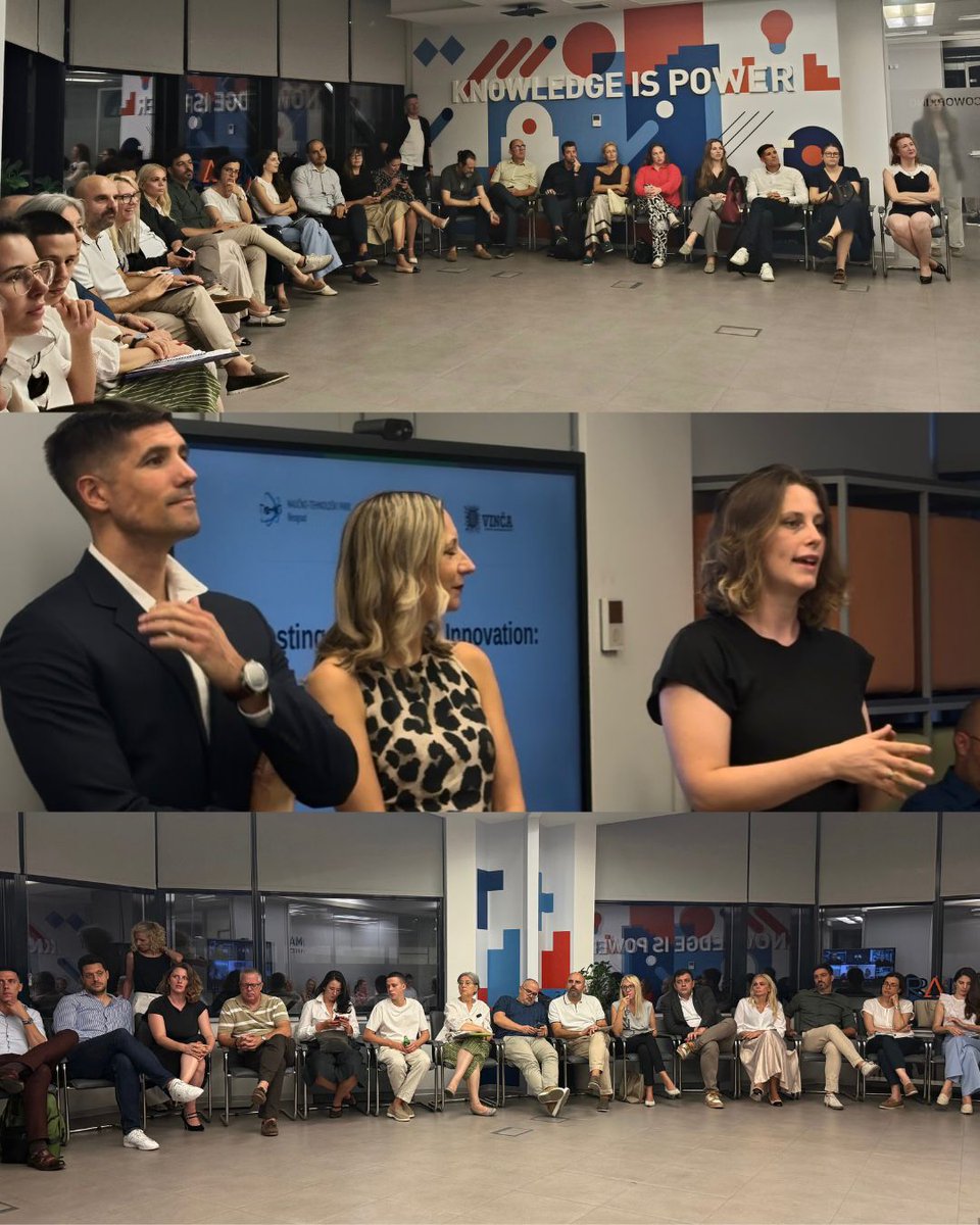 6sava_project's tweet photo. A great event for Serbia's innovation ecosystem. "Investing in Scientific Innovation: Yes/No and Why?" brought together researchers, institution leaders and investors to discuss what turns scientific innovation into an investable company. https://t.co/1G3e2PrE8j