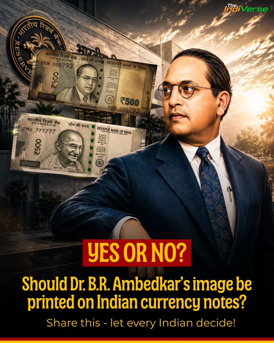 jacksonpage615's tweet photo. Telangana Minister Adluri Laxman Kumar urges Centre and RBI to feature Dr B. R. Ambedkar on Indian currency notes, citing his nation-building legacy and constitutional values of equality and social justice. https://t.co/CBg9Fw0gh0