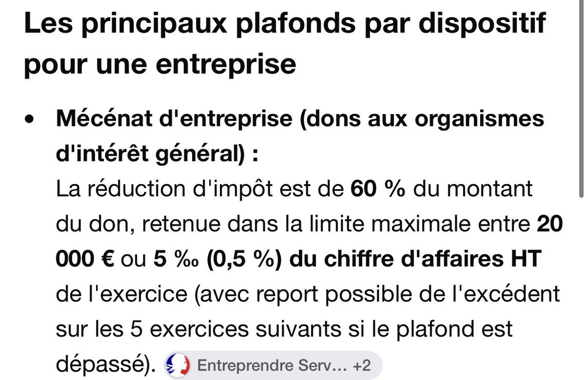 ElVikingCyborg's tweet photo. @VVLTN_ @Fu_lei_de_li_ke @MaitreAlceste Surtout qu’ils disent de la merde et le montant max defiscalisé c’est 20k. https://t.co/Llw3t2VxRw