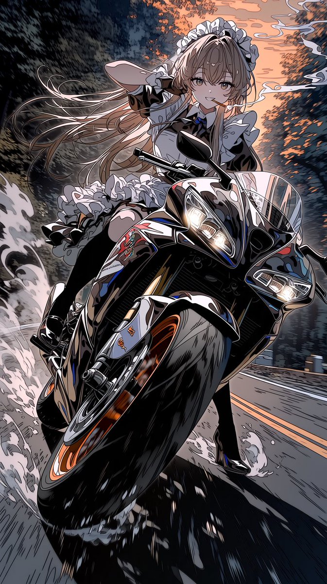 hyloqn_ai's tweet photo. 迎えに来たぜえー🏍️！ https://t.co/WWWPEgUWhH