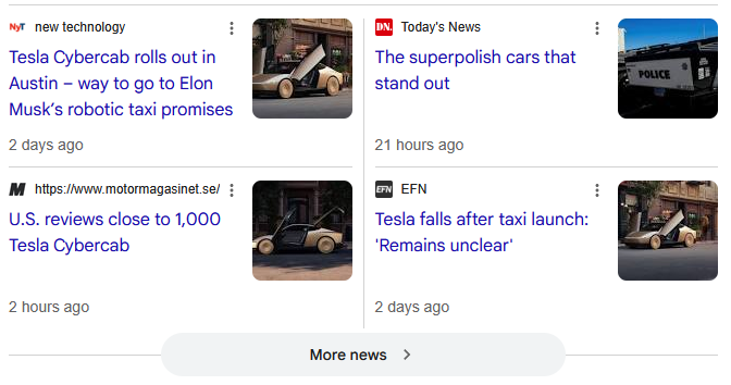 AlexanderKr's tweet photo. Instead of the headline "This will unlock a new era of mobility" or "Tesla just launched a car for blind people"

This is the headlines the Swedish 🇸🇪 media went with. https://t.co/alLkXRl3la