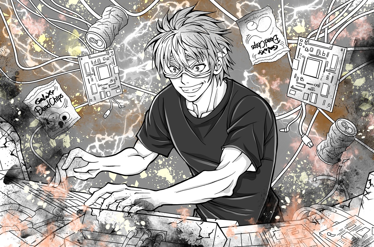KJTfuyomi's tweet photo. 収拾がつかなくなった船内のイラストを描こうとして、収拾がつかなくなってしまった。

初日：このシーン描きたい！うん描こう！
次の日：よし続き描く！描きこみ楽しい✨
3日目：こんなしんどいの描くって決めたの誰…（私だ）←イマココ

#オリジナルイラスト https://t.co/j31II1hxsX
