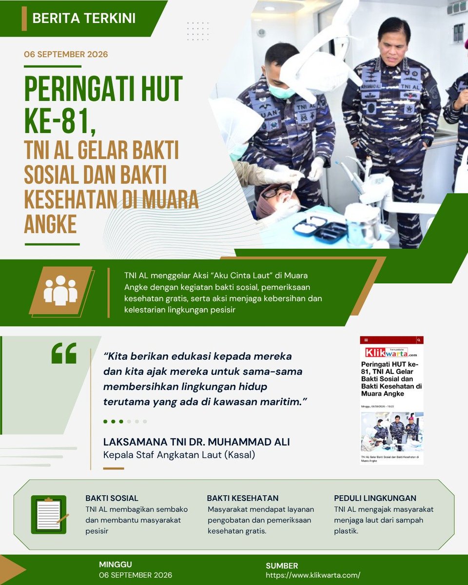 DimasEkaNugra's tweet photo. Kepuasan TNI bersumber dari keceriaan masyarakat yang terbantu dan keyakinan masyarakat yang mereka ayomi.

Situasi Apapun Hadir https://t.co/H3HRyTeQWs