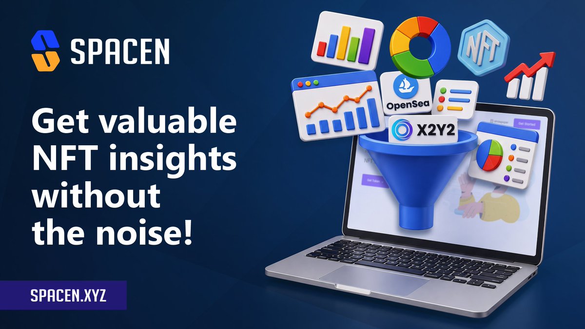 spacenNFT's tweet photo. 🌅 Tired of hunting for alpha across ten different apps?

🔍 #SpaceN aggregates trending project data, basic info, and market dynamics into a single, sleek hub.

💎 Get valuable NFT insights without the noise.

$SN https://t.co/R9kXJwww5e