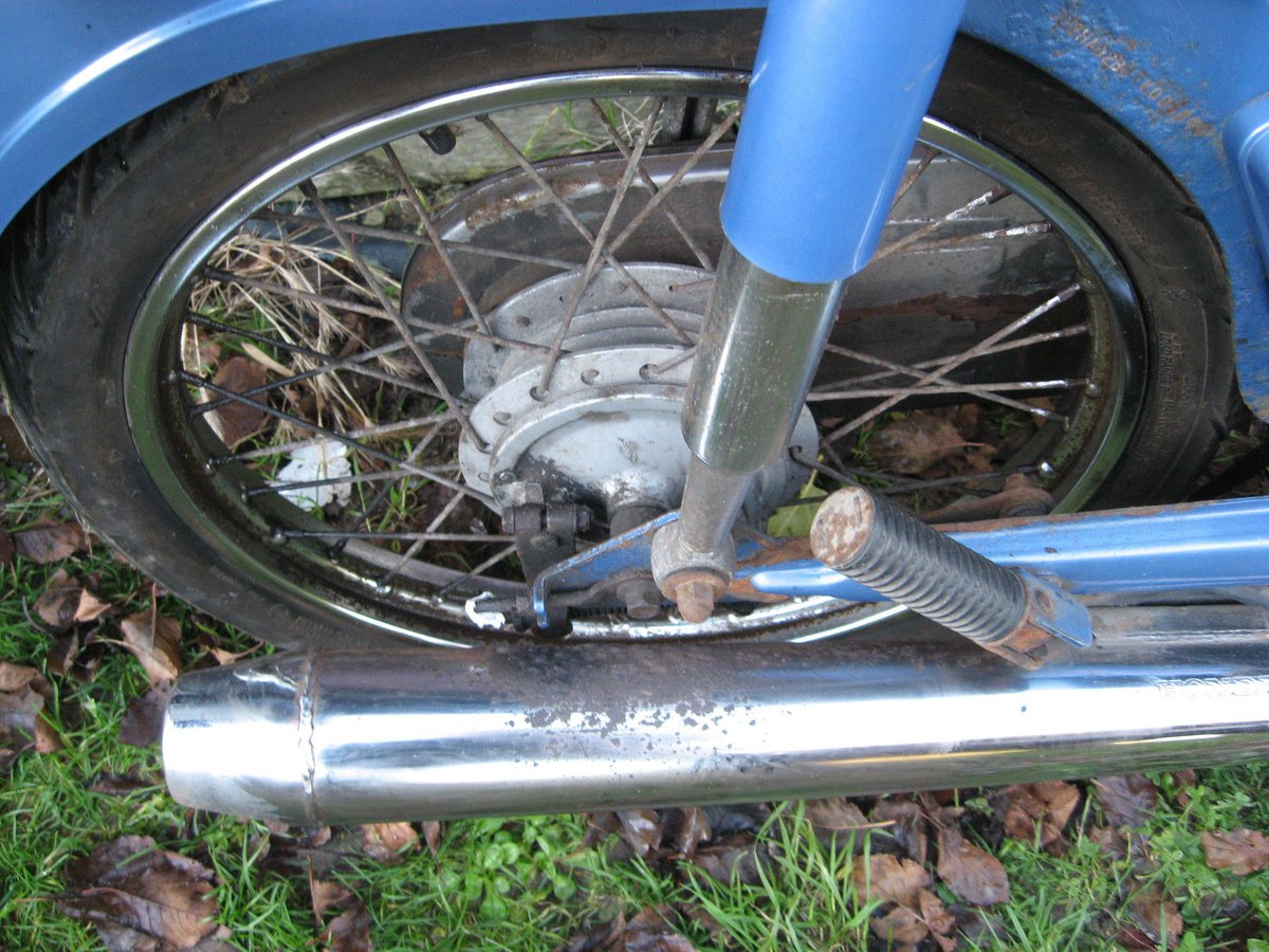 RonaldWierdkfs's tweet photo. 16 January 2015

These were the eBay listing photos that started it all: a 2000 W-reg Honda C90T in Colchester. I drove from Coventry in my Saxo to collect it, stripping half the bike in the seller’s driveway to fit it in the car. https://t.co/GYUb58WMhQ