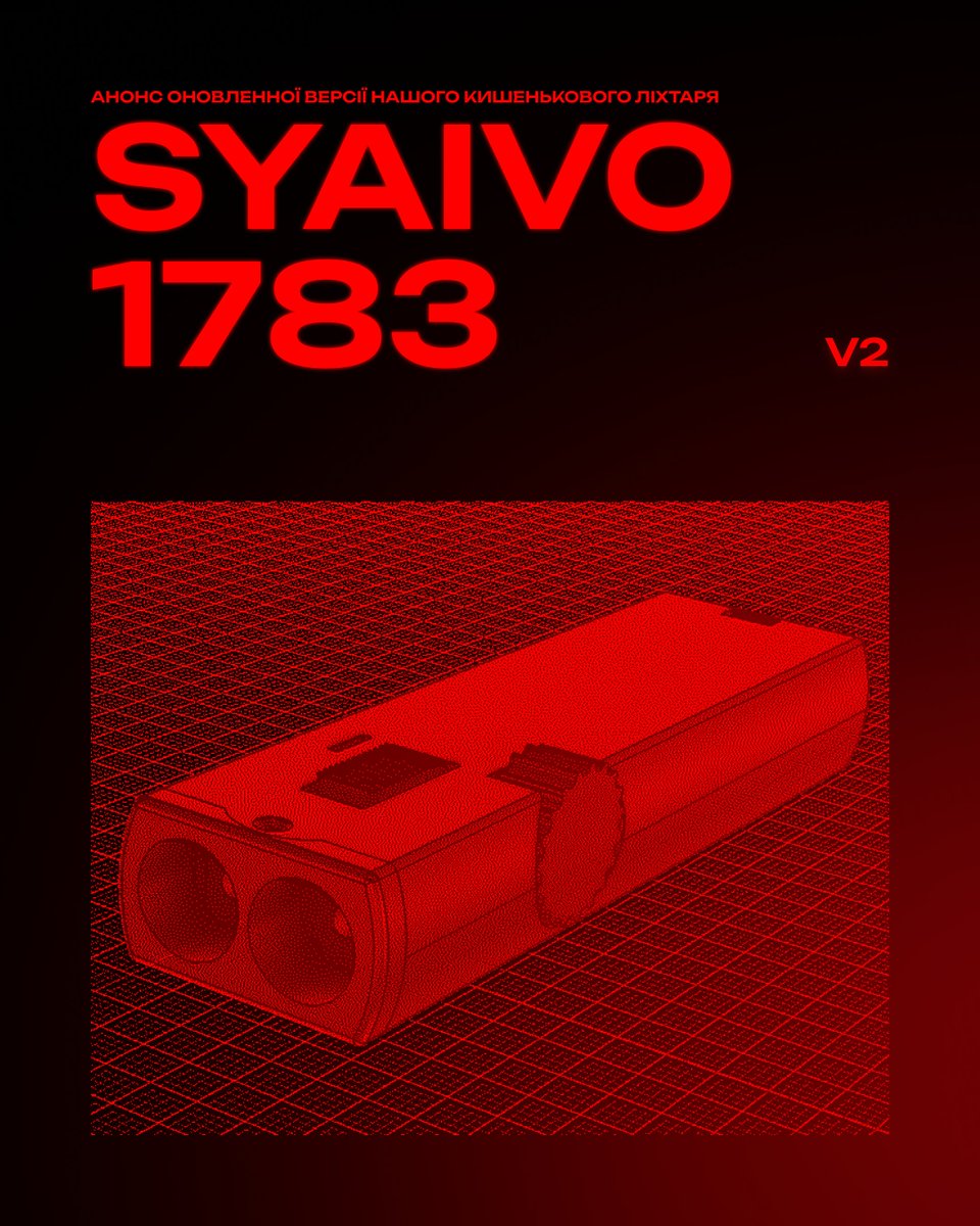 syaivo_tech's tweet photo. За час існування Syaivo 1783 пережив десятки змін та покращень.

Ми детально вивчали ваші відгуки, побажання і критику. Проаналізували досвід використання на фронті та в тилу. Також додали дещо від себе.

Syaivo 1783 V2 буде меншим, простішим в керуванні і з новим функціоналом⬇️ https://t.co/1E1ZbnCyNe