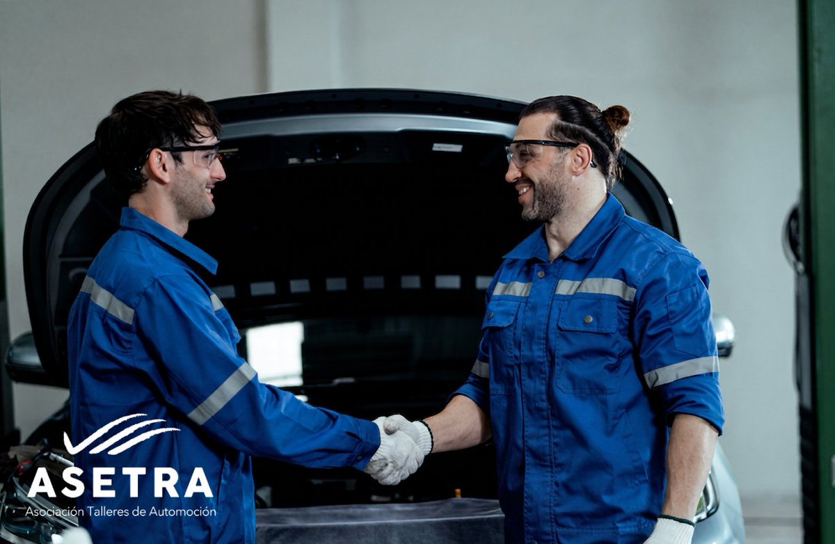 AsetraMadrid's tweet photo. 🤝 Si eres asociado de ASETRA, recomienda un taller para incorporarse a la asociación y ambos disfrutaréis de un 50 % de descuento en la cuota durante 4 meses. 🎁
📞 91 434 06 60
📧 promocion@asetramadrid.com
#ASETRA #Talleres #Posventa #Reparación #SectorTalleres https://t.co/pgRNJJM67u