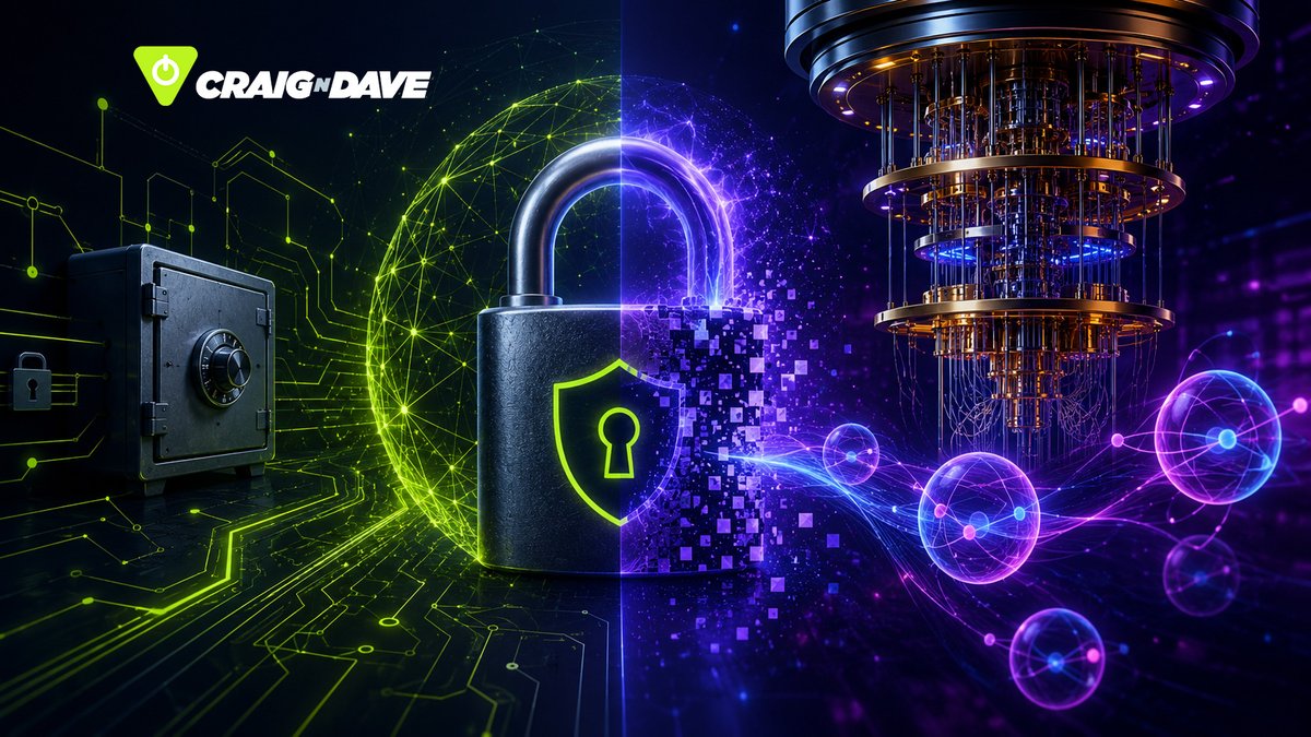 craigndave1's tweet photo. 💻🔐 Quantum computers vs your passwords… who wins? 

Discover why qubits, Shor’s Algorithm, &amp; post-quantum encryption matter (and why “password123” is still the real danger!)

Read more 👉 https://t.co/s3PMaNa7HC 

#TeamCompSci #CraignDave #QuantumComputing #CyberSecurity https://t.co/91MkVboLs8
