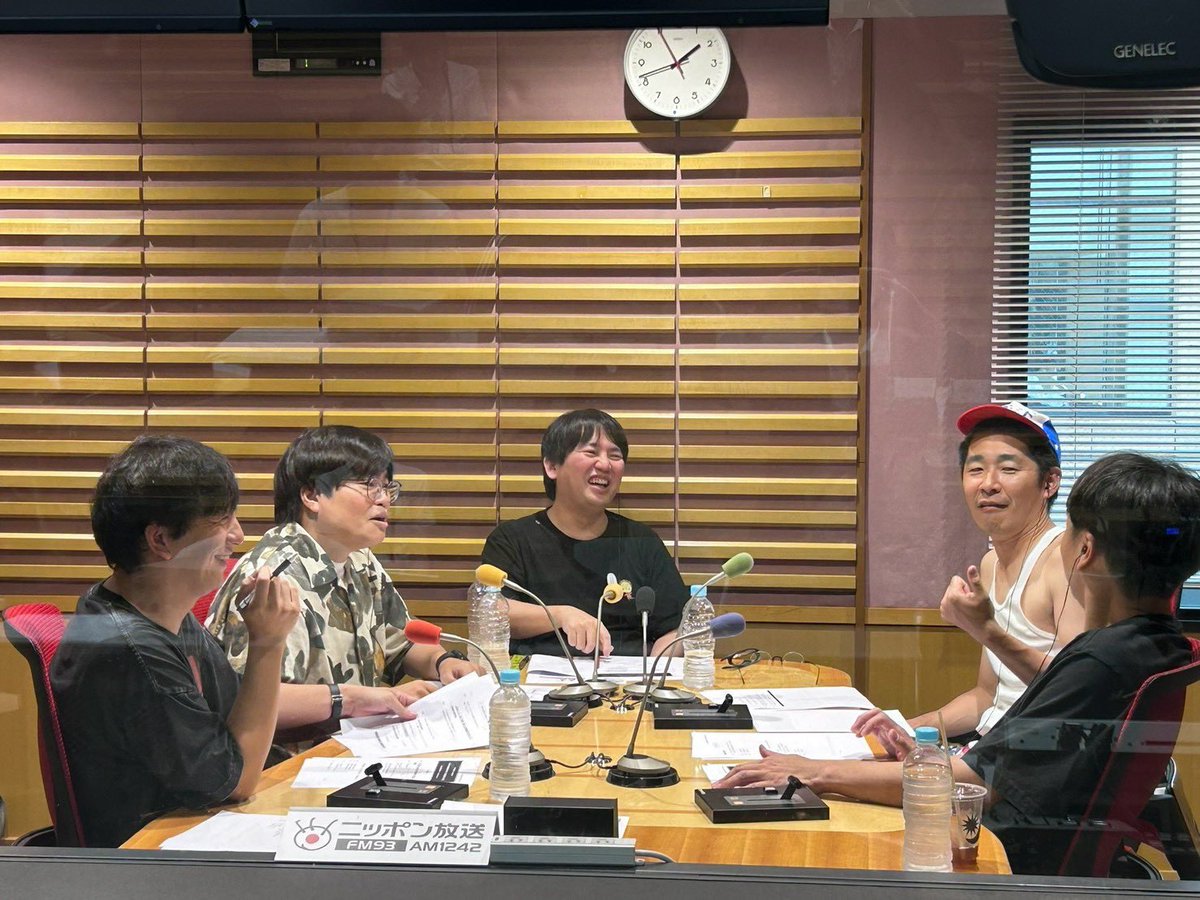 IIchari30's tweet photo. 今週も演劇ユニット・メトロンズから、しずる池田さん、サルゴリラ児玉さん、ライス関町さん��お送りした #向井チャリ

皆さんの「止まらない話」や久々の替え歌へのチャレンジも…！

【聴き逃し】radikoのタイムフリー機能でお楽しみください！
📻 https://t.co/ZbOxmpqLVw

#パンサー #向井慧 #チャリロト #ムカチャリ